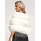 Faux Fur Wedding Bridal Bridesmaid Wrap 