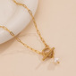 Simple Irregular Freshwater Pearl Chain Necklaces 