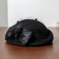 Women's Vintage Winter Flower Silkabaca Wool Wedding Tea Party Bowler Hats 