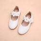 Mädchen Flache Schuhe Blumenmädchen Schuhe Hochzeit Freizeit Blume Kunstleder Runde Schuhspitze Flach Schuhe 